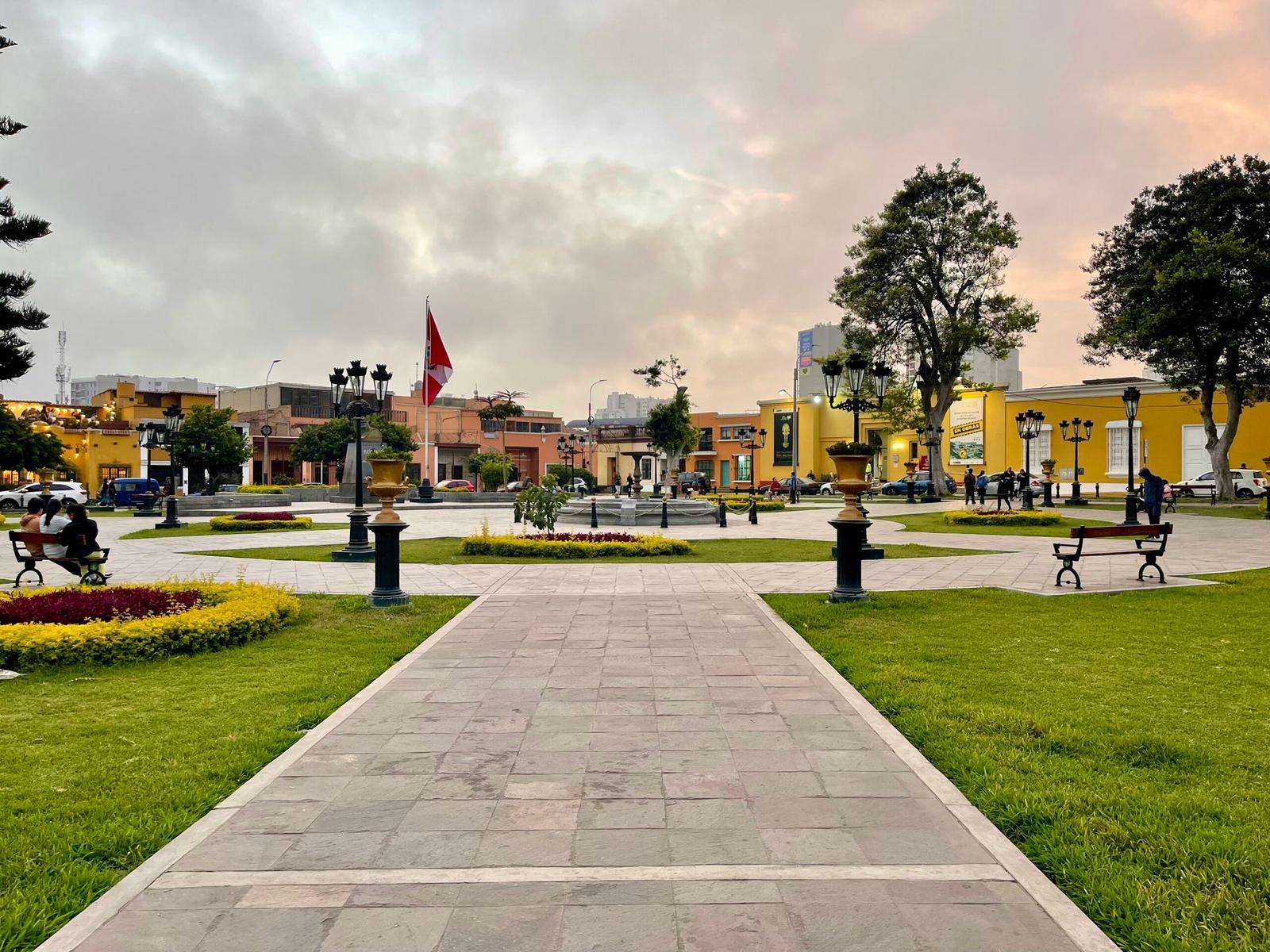 Plaza Bolivar in Pueblo Libre Lima Peru