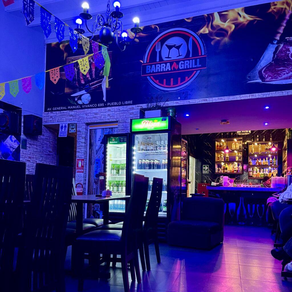 Barra Grill in Pueblo Libre