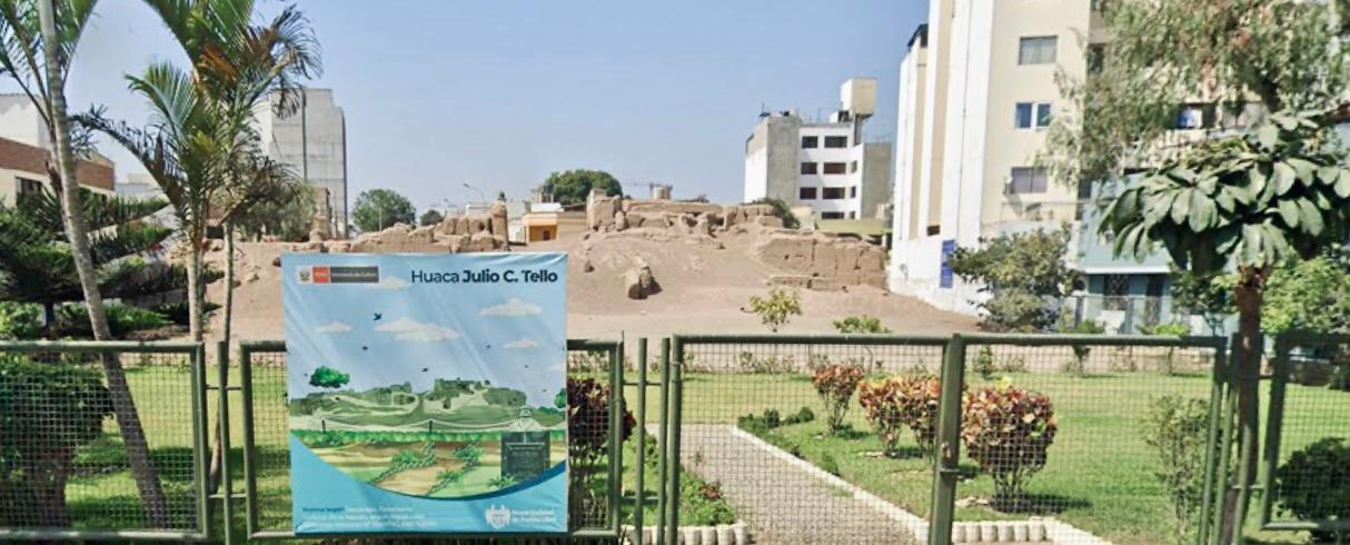Huaca Julio C. Tello in Pueblo Libre