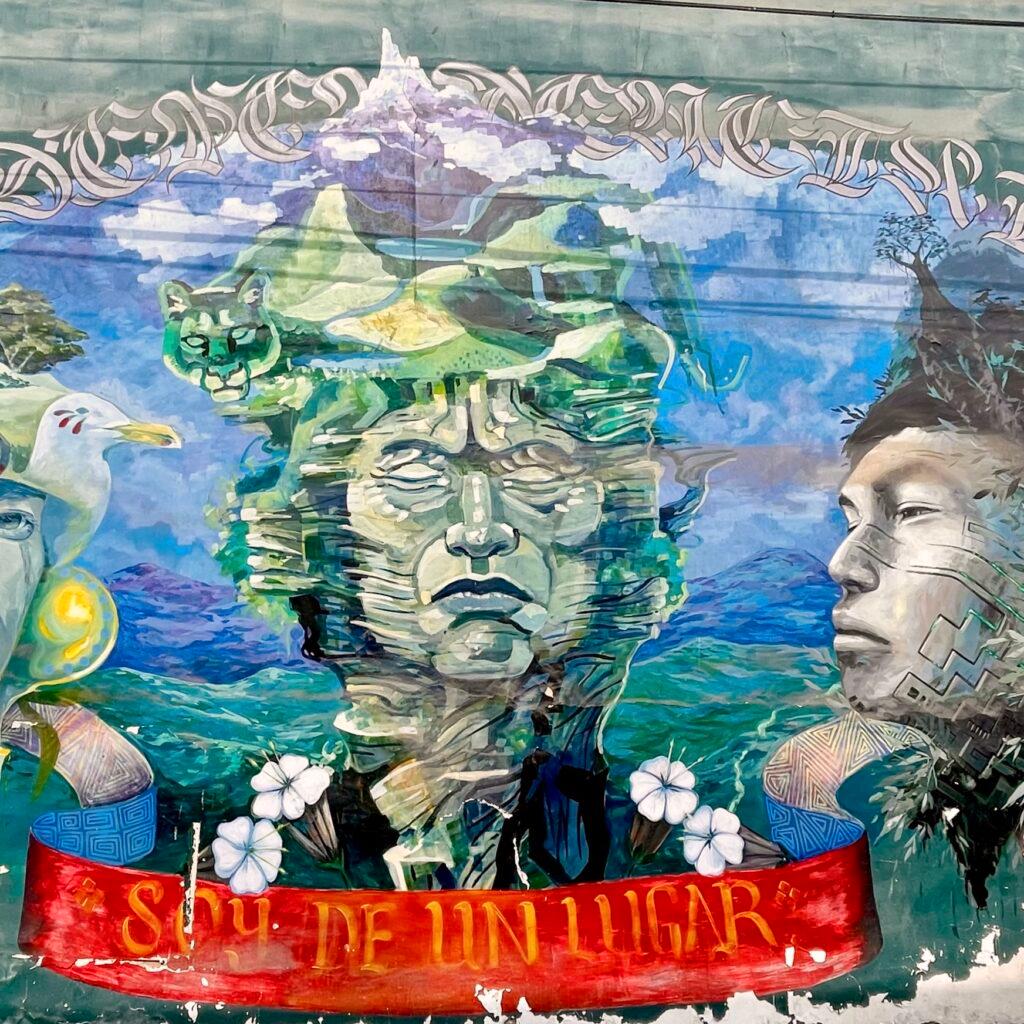 Mural in Pueblo Libre Lima