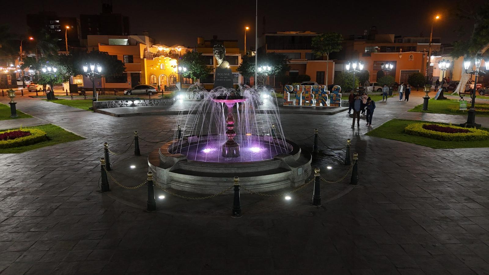 Plaza Bolivar in Pueblo Libre Lima