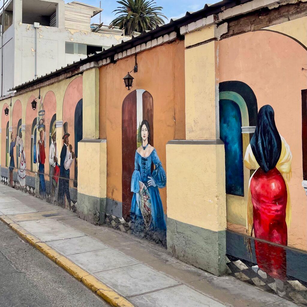 Street art in Pueblo Libre Lima