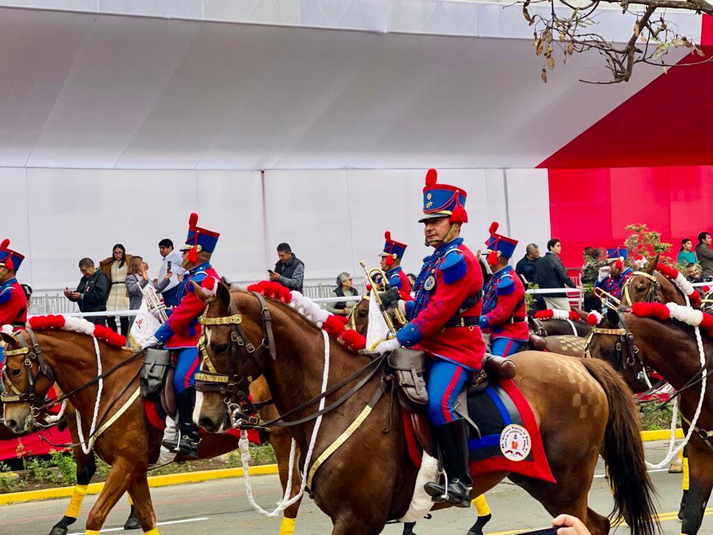 Great Military Parade in Pueblo Libre Lima