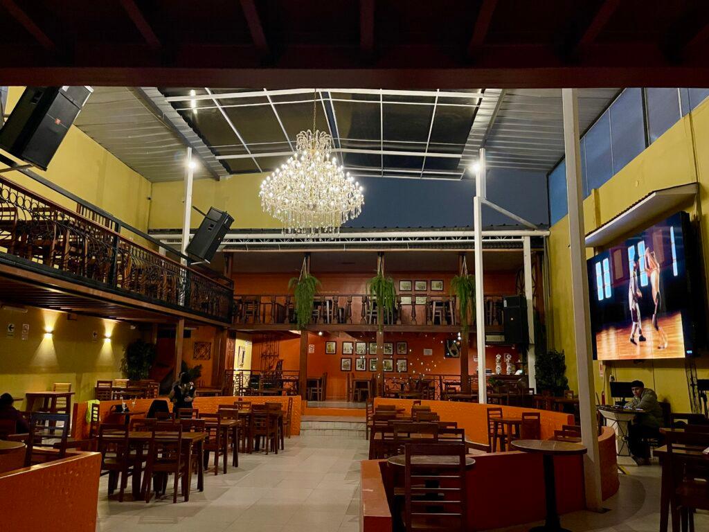 Inside Quinta Bolívar bar in Pueblo Libre, Lima