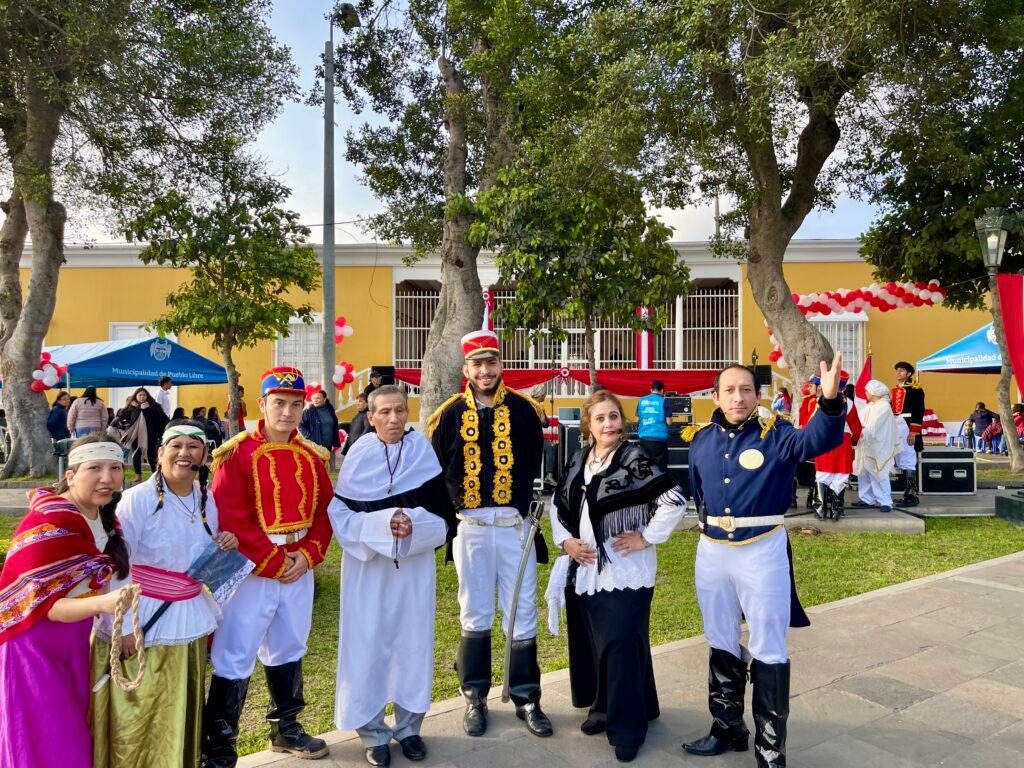 Outside the Quinta de los Libertadores in Pueblo Libre, Lima