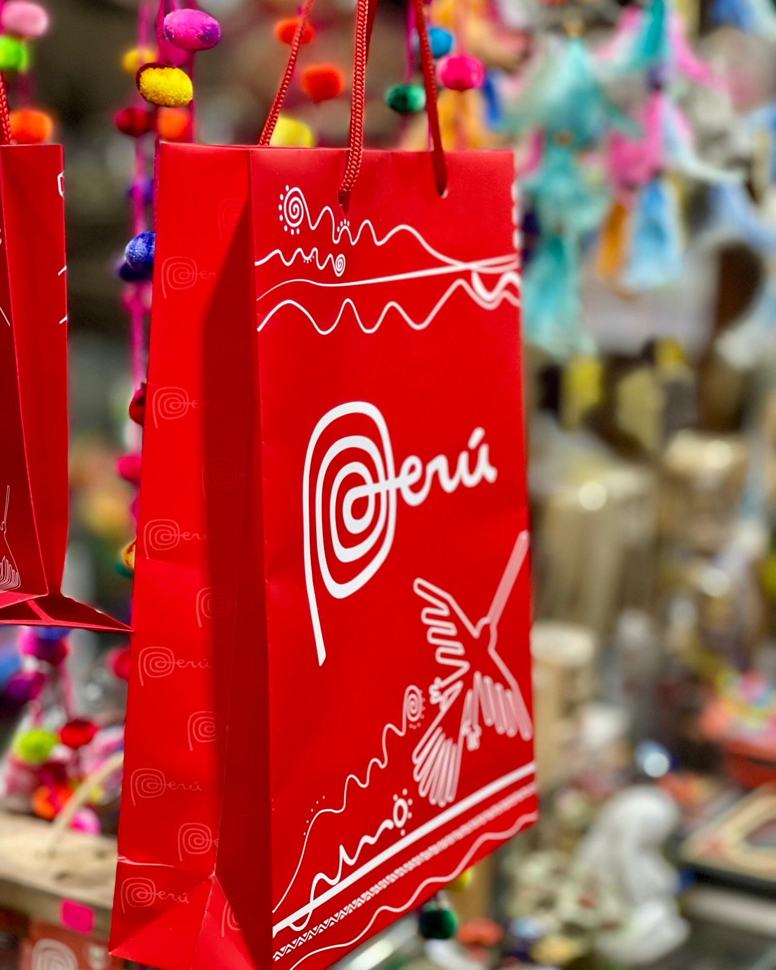 Souvenir shopping in Lima Peru