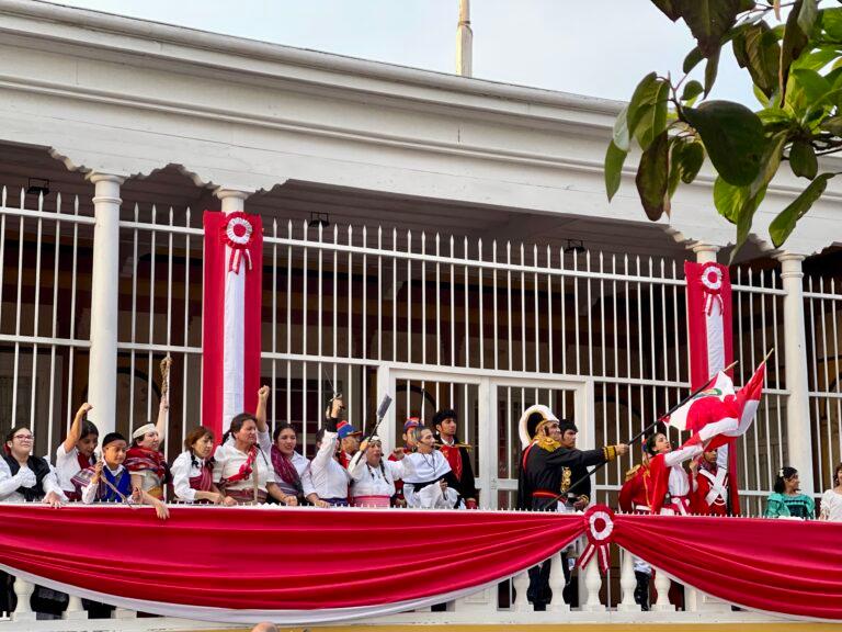 The Quinta de los Libertadores in Pueblo Libre during July Fiestas Patrias celebrations