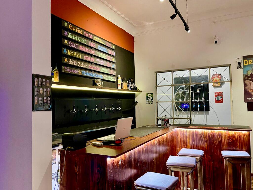 Bar of Bohemia Taberna Cultural in Pueblo Libre Lima