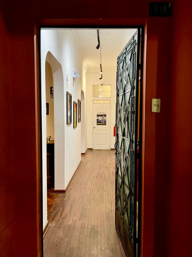 Entrance to Bohemia Taberna Cultural in Pueblo Libre LIma