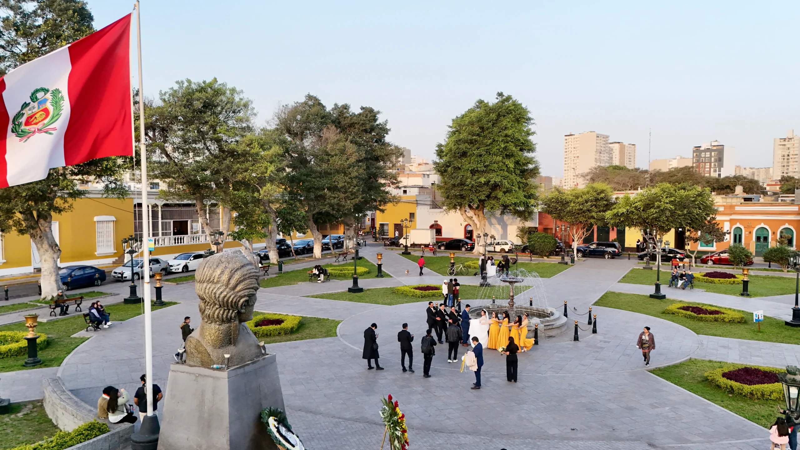 Plaza Bolivar in Pueblo Libre