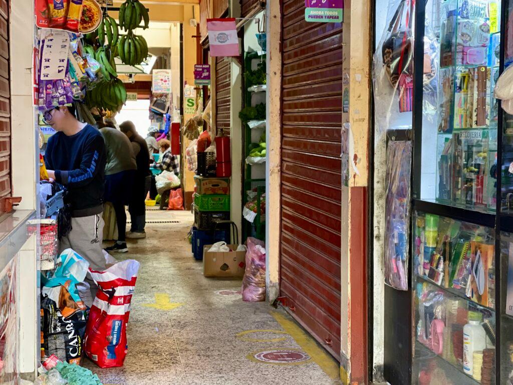 Small Local Vendors in the traditional Mercado de Pueblo Libre
