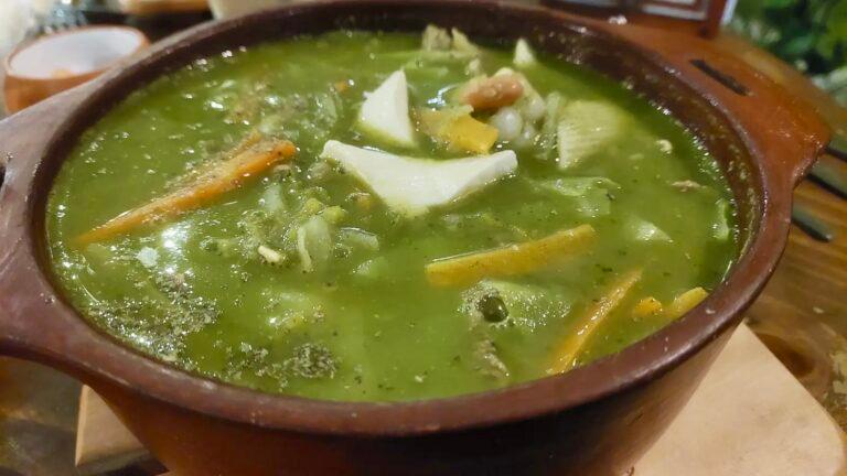 Sopa Menestrón (Peruvian Minestrone Soup) at Plaza Mayor in Pueblo Libre