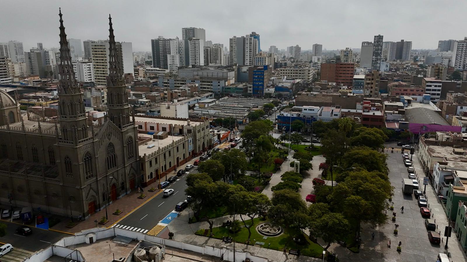 Andrés Avelino Cáceres Park in Jesus Maria, Lima Peru