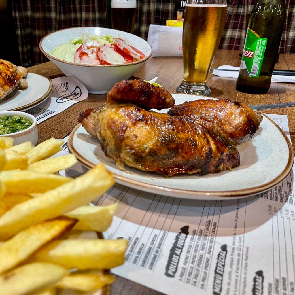 Delicious Peruvian wood fired chicken
