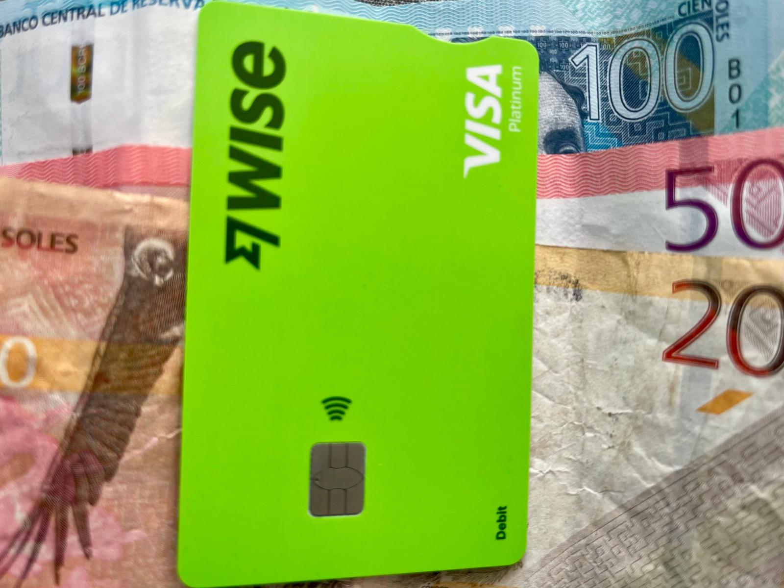 Using a Wise debit card and Peruvian Soles in cash is how to pay in Peru