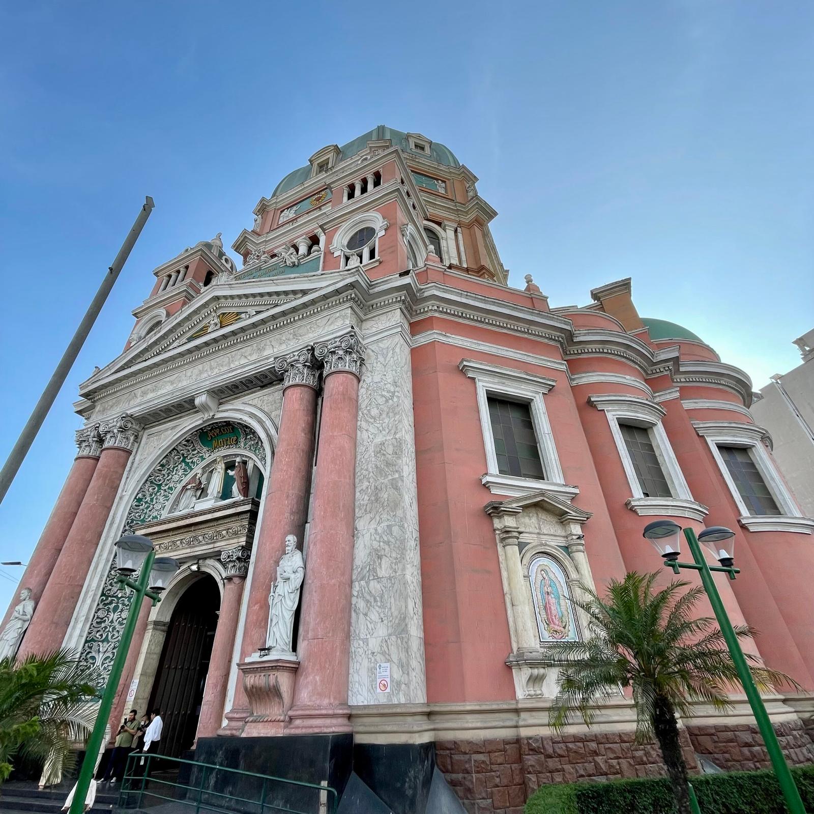Iglesia Corazón de María in Magdalena del Mar is the tallest church in Lima, Peru.