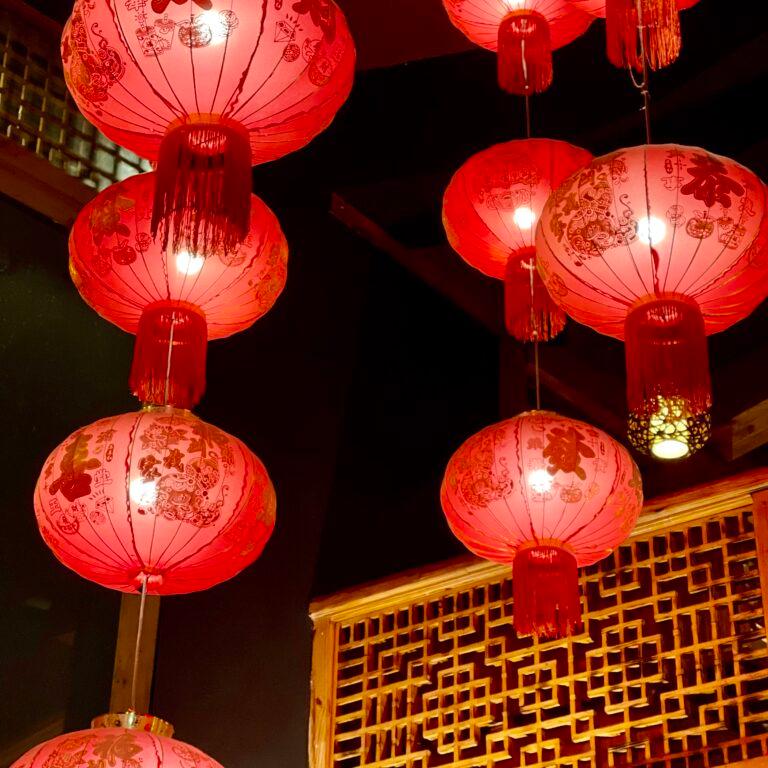 Lights in Master Kong Chifa, Pueblo Libre Lima