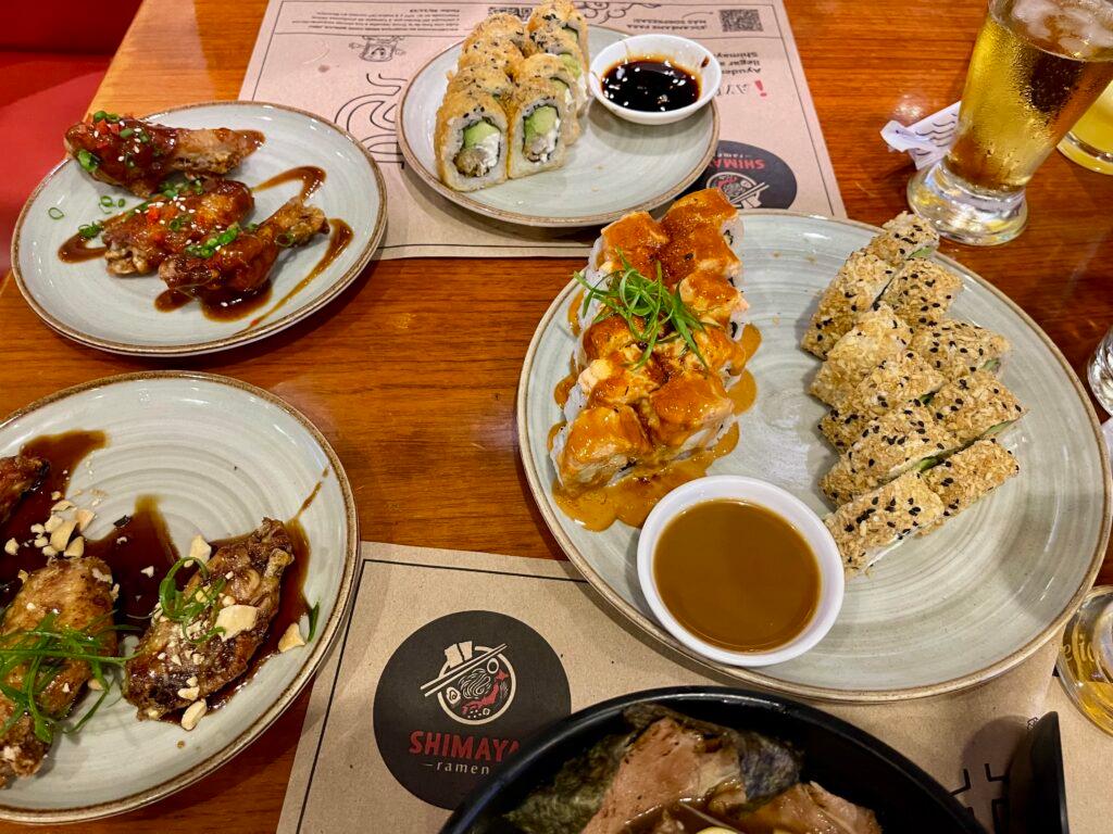 All you can eat for 60 soles at Shimaya Japanese Restaurant in Pueblo Libre Lima