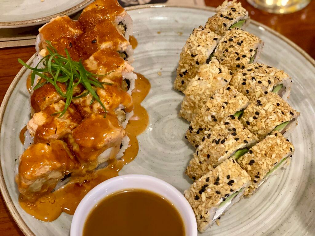 Makis or sushi rolls at Shimaya Japanese Restaurant in Pueblo Libre Lima