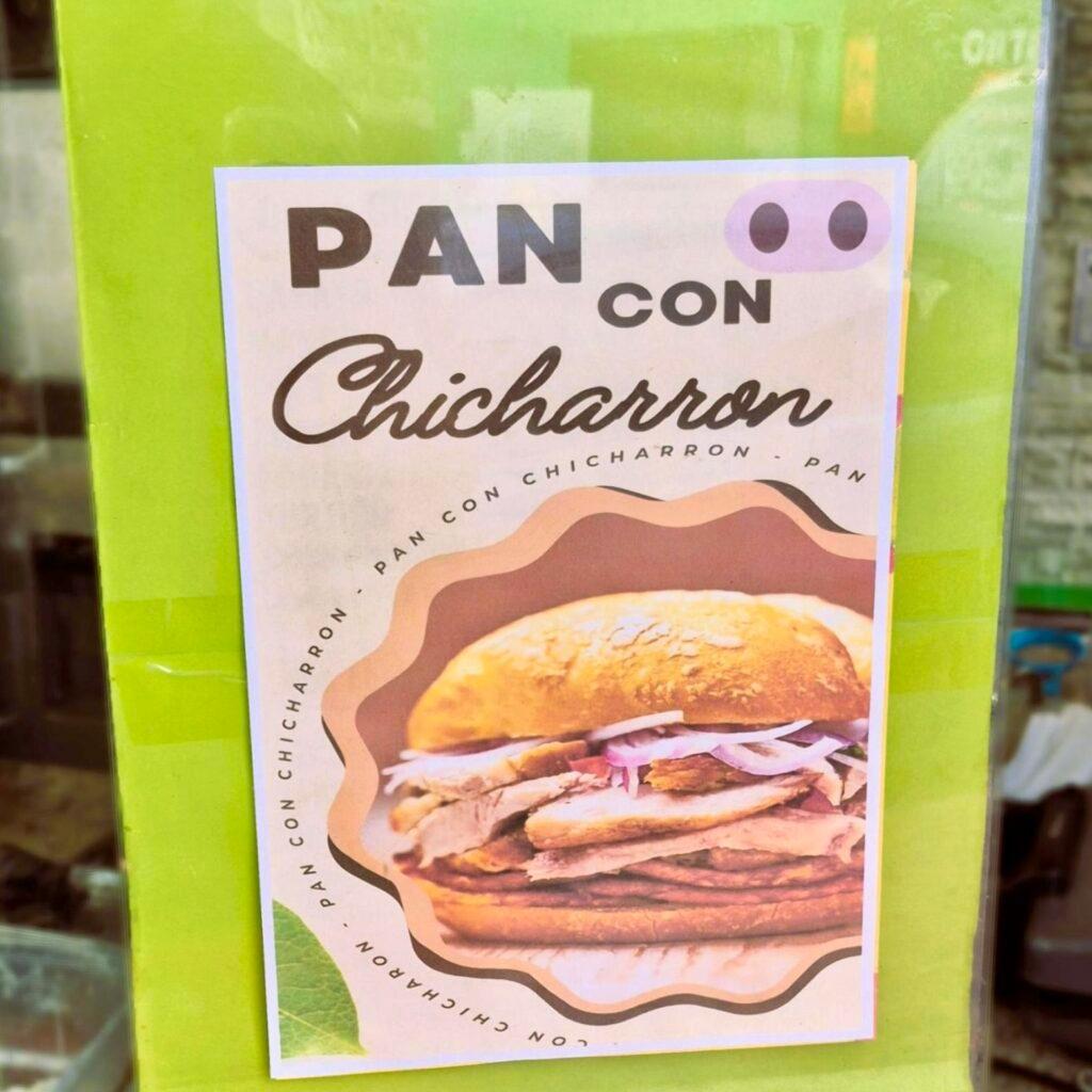 Pan con Chicharron